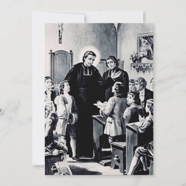 Saint Louis de Montfort French priest Invitation (Front)