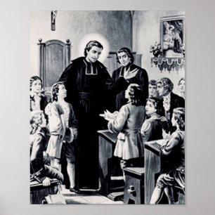 Saint Louis de Montfort French priest Poster