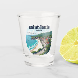 SAINT-LOUIS GUADELOUPE SHOT GLASS