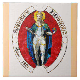 Saint Louis IX King of France Ceramic Tile