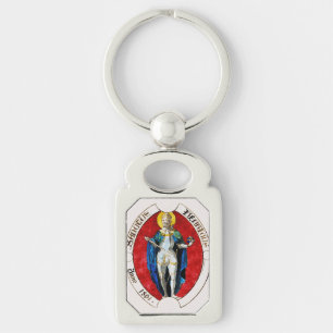 Saint Louis IX King of France Key Ring