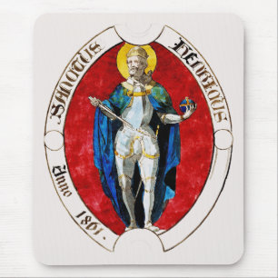 Saint Louis IX King of France Mouse Pad
