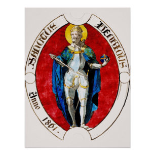 Saint Louis IX King of France Poster