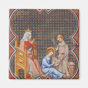 Saint Louis IX of France Magnet