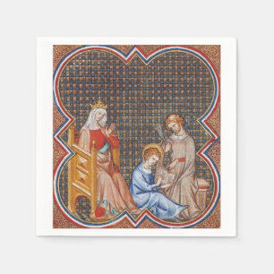 Saint Louis IX of France Napkin