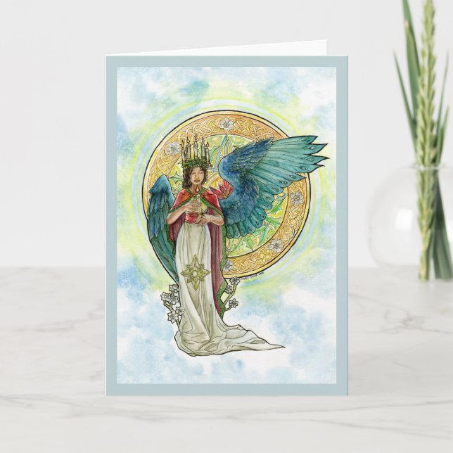 Saint Lucia Angel Card (Front)