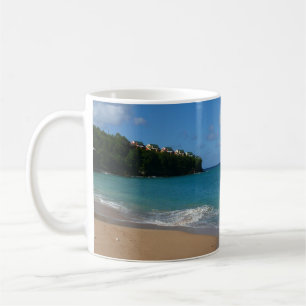Saint Lucia Beach Tropical Vacation Landscape Coffee Mug