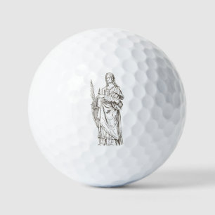 Saint Lucia by Bernardino Luini  Golf Balls