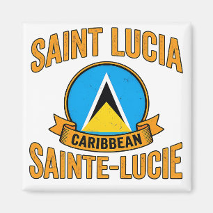 Saint Lucia Caribbean Magnet