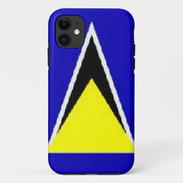 Saint Lucia Case-Mate iPhone Case (Back)