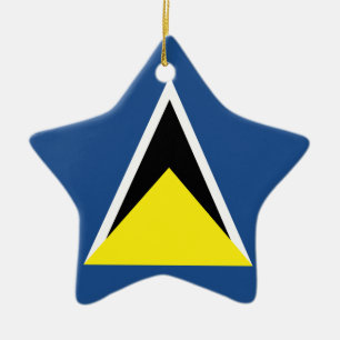Saint Lucia Ceramic Tree Decoration