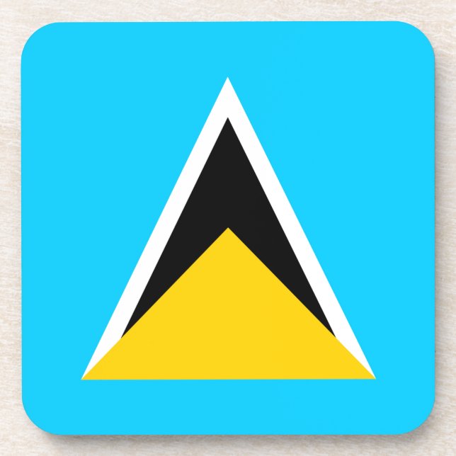 Saint Lucia Coaster (Front)