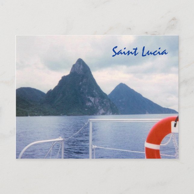 Saint Lucia Custom Postcard (Front)