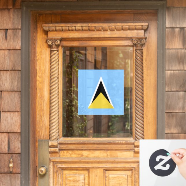 Saint Lucia flag (Home Door)
