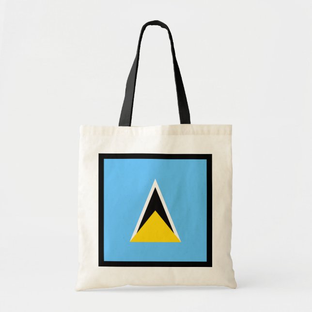Saint Lucia Flag Bag (Front)