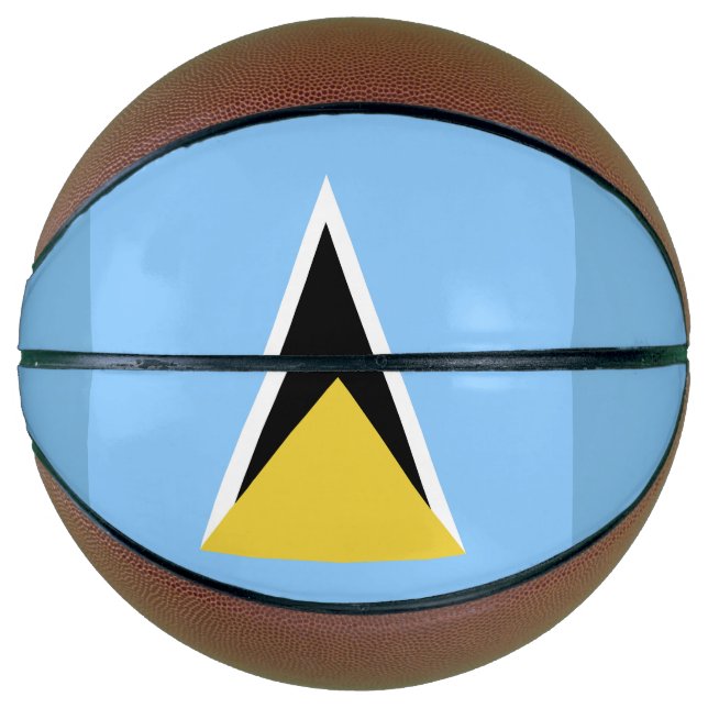 Saint Lucia flag Basketball (Front)