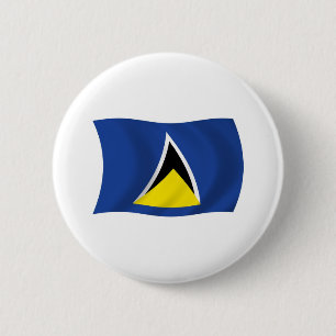 Saint Lucia Flag Button
