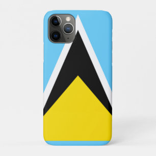 Saint Lucia flag iPhone 11 Pro Case