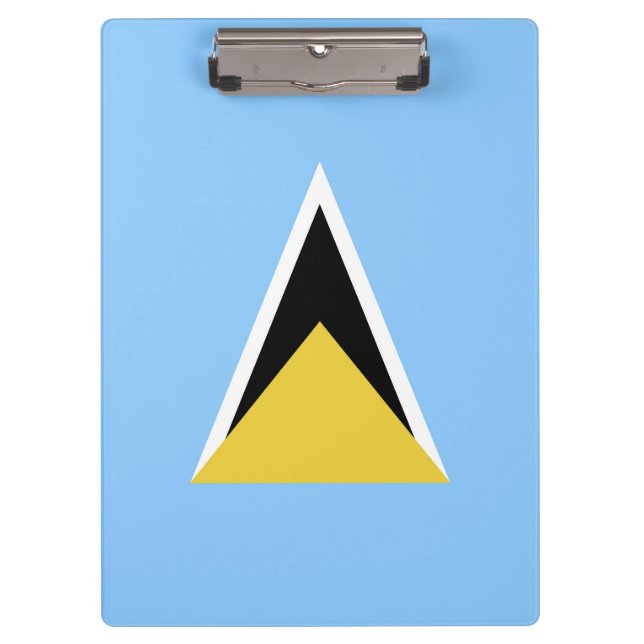 Saint Lucia flag Clipboard (Front)