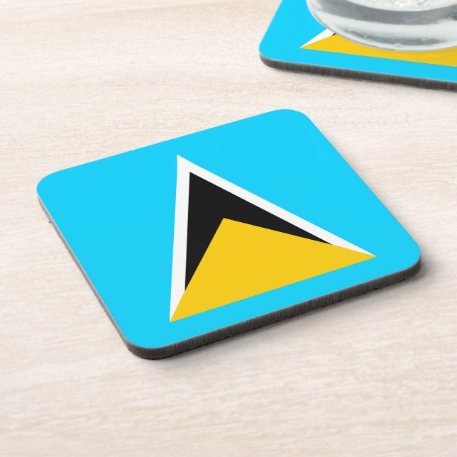 Saint Lucia Flag  Coaster (Left Side)