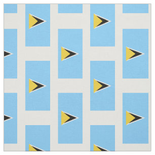 Saint Lucia Flag Fabric