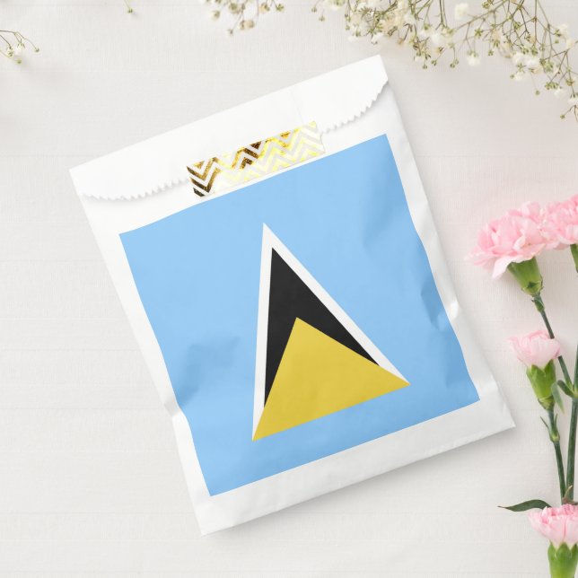 Saint Lucia flag Favour Bag (Sealed)