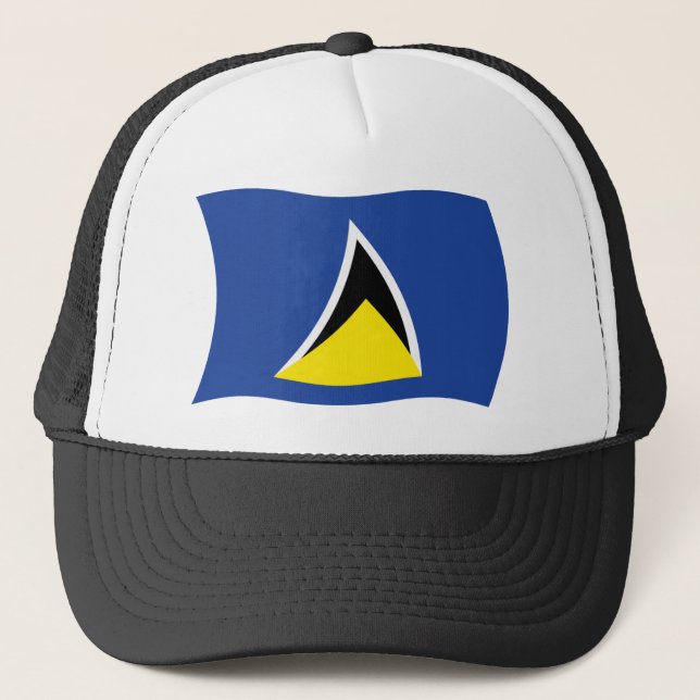 Saint Lucia Flag Hat (Front)
