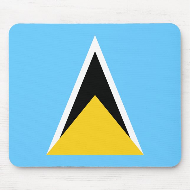 Saint Lucia Flag Mouse Pad (Front)