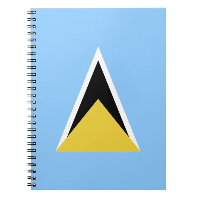 Saint Lucia flag Notebook (Front)