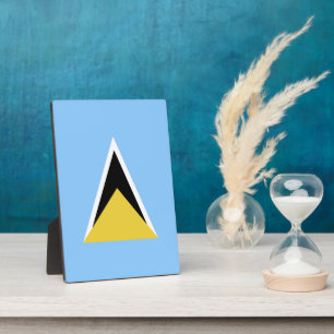 Saint Lucia flag Plaque