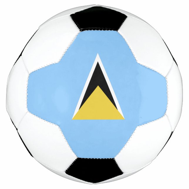 Saint Lucia flag Soccer Ball (Front)