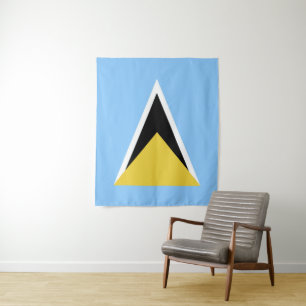 Saint Lucia flag Tapestry