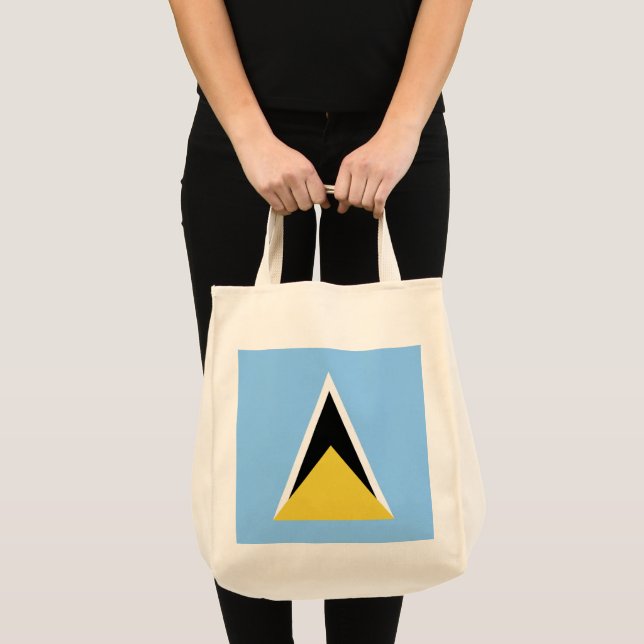 Saint Lucia flag Tote Bag (Front (Product))