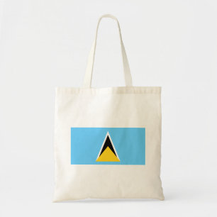 Saint Lucia Flag Tote Bag