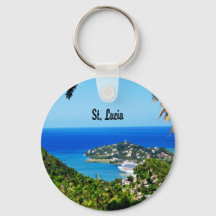 Saint Lucia Key Ring