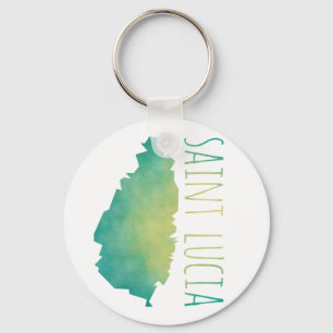Saint Lucia Key Ring