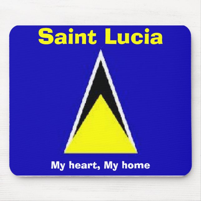 Saint Lucia Mouse Pad (Front)