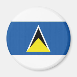 Saint Lucia National Flag Magnet
