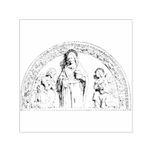 Saint Lucia of Syracuse by Giovanni della Robbia Self-inking Stamp