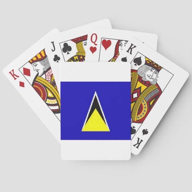 Saint Lucia Playing Cards (Back)