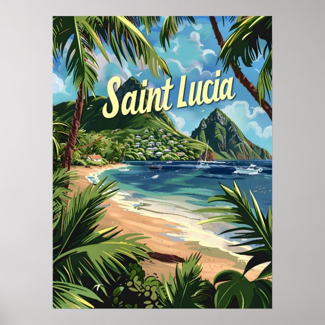 Saint Lucia Poster (Front)
