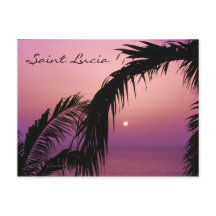 Saint Lucia Purple Paradise Sunset