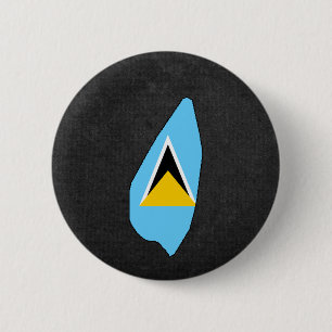 Saint Lucian Trip Souvenir 6 Cm Round Badge