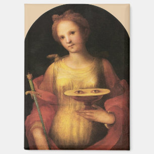 Saint Lucy by Domenico Beccafumi, 1521 Magnet