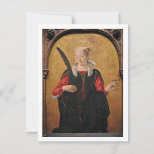 Saint Lucy by Francesco del Cossa Card