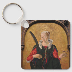 Saint Lucy by Francesco del Cossa Key Ring