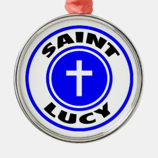 Saint Lucy Metal Ornament