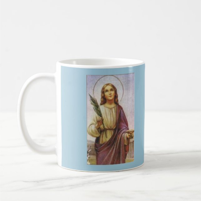 Saint Lucy* Patron of Blindness Mug (Left)