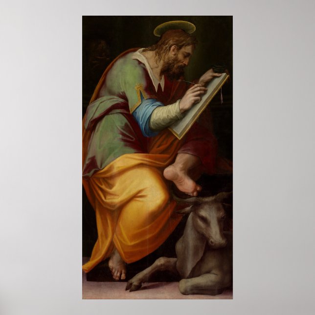 Saint Luke - Giorgio Vasari Fine Art Poster (Front)