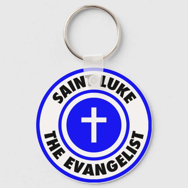 Saint Luke the Evangelist Key Ring (Front)